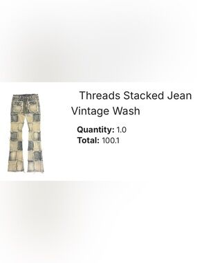 Threads Stacked Jean Vintage Wash

*WORN ONCE*